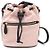 Burberry Borsa a secchiello in nylon con coulisse e borsa a tracolla Rosa