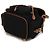 Miu Miu Leinwand-Leder-Rucksack Schwarz - Ansicht 6