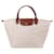 Longchamp Borsa Le Pliage Original Top Handle Bianco  - vista 1