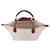 Longchamp Borsa Le Pliage Original Top Handle Bianco  - vista 7