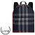Burberry House Check Jeff Canvas Backpack Navy Black