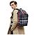 Burberry House Check Jeff Canvas Backpack Navy Black - view 17