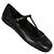 Miu Miu Leder-Ballerinas Schwarz - Ansicht 8