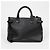 Burberry Saco de ombro tote Banner Medium Preto - vista 2