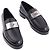 Mocassini Hermès in pelle nera Nero - vista 7