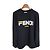 Fendi Sweatshirt mit Logo-Stickerei Schwarz