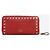 Valentino Cartera larga Gold Rockstud Roja - vista 4
