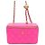 Chanel Necessaire Vanity New Patent Pink Golden Ball Rosa
