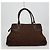 Salvatore Ferragamo Borsa a spalla Logo Gancini Marrone - vista 5