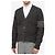 Thom Browne Tweed-Cardigan mit V-Ausschnitt Schwarz - Ansicht 2
