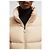Moncler Generalüberholte Abbadia kurze Daunenjacke, Beige, Größe Braun - Ansicht 8