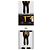 Moncler gerade geschnittene Canvas-Hose Silber - Ansicht 4