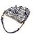 Borsa Saddle Christian Dior ricamata Toile de Jouy Blu - vista 4