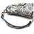 Borsa Saddle Christian Dior ricamata Toile de Jouy Blu - vista 5