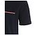 Thom Browne Three Stripes Kurzarm-T-Shirt mit Tasche in Navy - Ansicht 5