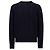 Moncler Strickpullover aus Wolle und Kaschmir mit Rundhalsausschnitt Schwarz