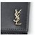 Saint Laurent Gold Logo Bi-fold Wallet Black - view 7