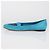 Alexander Mcqueen Mocassini Skull in camoscio blu - vista 5