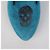 Alexander Mcqueen Mocassini Skull in camoscio blu - vista 7