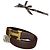 Hermès Matt Gold Classic Black Brown Wendelgürtel Mehrfarben