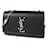 Saint Laurent Picca borsa satchel Monogram stamp: Nero - vista 2