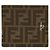 Fendi Carteira de jacquard castanha