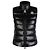 Moncler Chaleco de Plumas para Mujer Negro