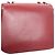 Chanel Borsa a tracolla in pelle bordeaux con patta e catena - vista 7