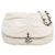 Chanel Borsa a tracolla bianca matelassé con patta e catena Bianco