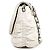 Chanel Borsa a tracolla bianca matelassé con patta e catena Bianco - vista 2