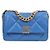 Chanel Blaue Lammleder-Tasche