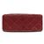 Chanel Bolsa de ombro de pele de cordeiro acolchoada com aba e corrente vermelha Vermelho - vista 4