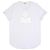 Isabel Marant Cold Leinen Logo T-Shirt Weiß Silber