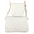 Chanel Borsa a tracolla bianca con patta e catena Bianco - vista 11