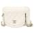 Chanel Borsa a tracolla bianca con patta e catena Bianco - vista 4