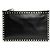 Clutch Rockstud Valentino Nera Metallo Nero - vista 3