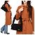 Jacquemus Bolsa de Ombro com Aba Bambino em Shearling Vermelho
