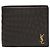 Saint Laurent Gold Logo Bi-Fold Wallet Black - view 2