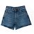 Chloé High Rise Denim Shorts Blau