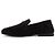Hermès Mocassini Slip-On Giovanni in camoscio con logo argento Nero - vista 4