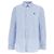 Ralph Lauren Camicia in cotone e lino a righe Classic Fit Blu - vista 3