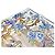 Louis Vuitton Foulard Quadrato Fontaine Parfum Blu - vista 2