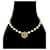 Chanel Collana CC con perle dorate D'oro  - vista 5