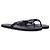 Prada Flip-Flops aus gebürstetem Leder - Ansicht 5