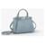Fendi Borsa Peekaboo Mini Blu  - vista 5