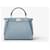 Fendi Borsa Peekaboo Mini Blu  - vista 6