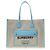 Burberry Freya Tote Medium aus zweifarbiger Leinwand LL MD FREYA TOTE Mehrfarben