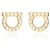 Salvatore Ferragamo Gancini Crystal Pearl Ohrringe