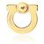 Salvatore Ferragamo Gancini Crystal Pearl Ohrringe - Ansicht 5