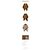Fendi Poncho Capa Reversible de Lana y Cachemira Multi Deco Camel AYKT Castaño - vista 2